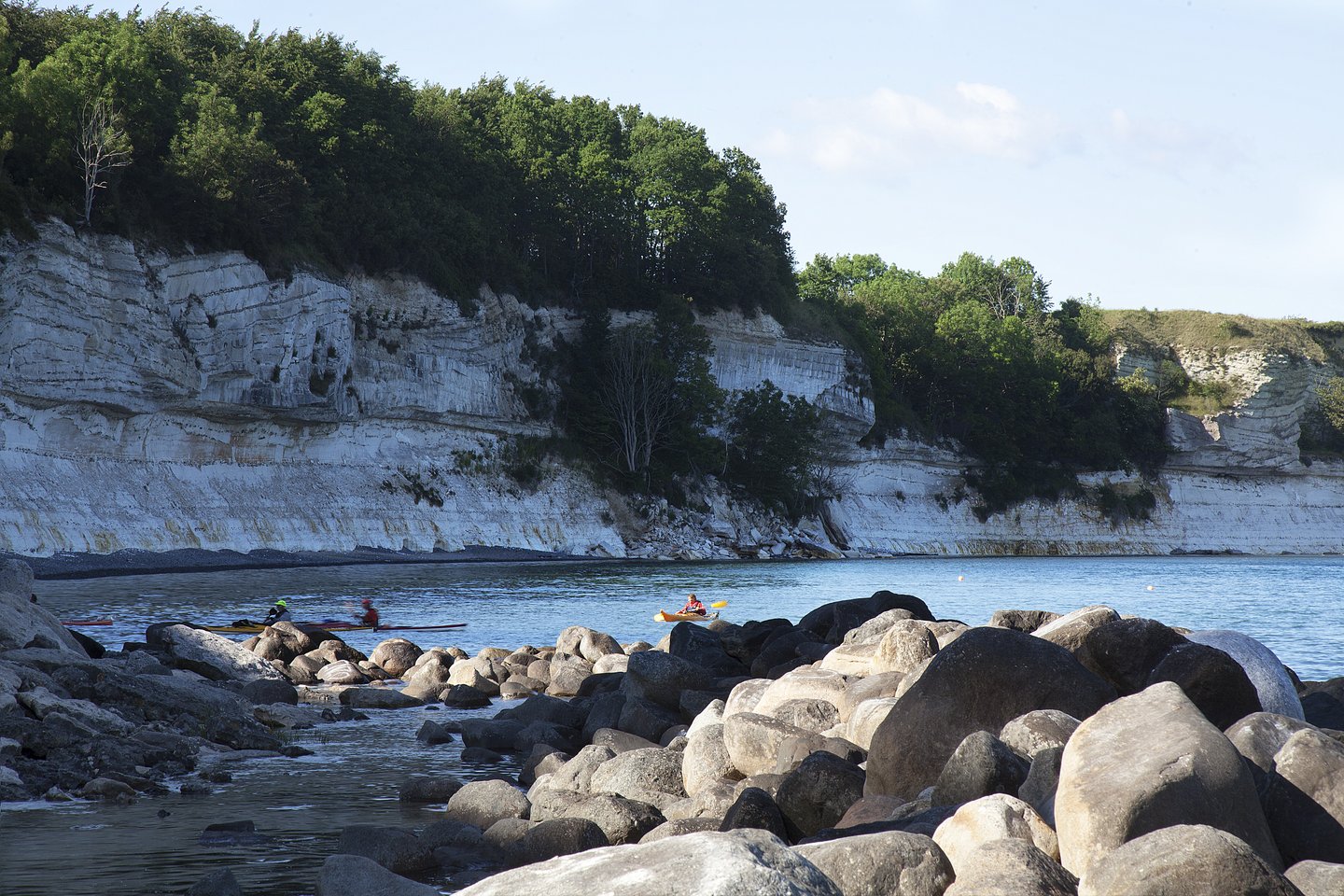 Stevns Klint in South Zealand, Denmark