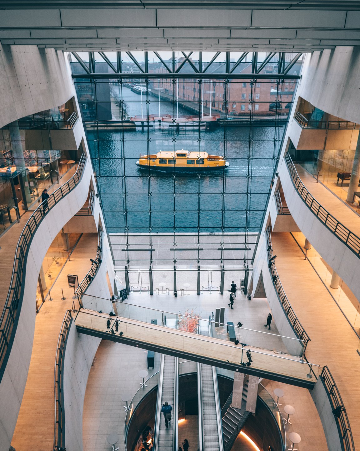 The Royal Library "The Black Diamond" in Copenhagen