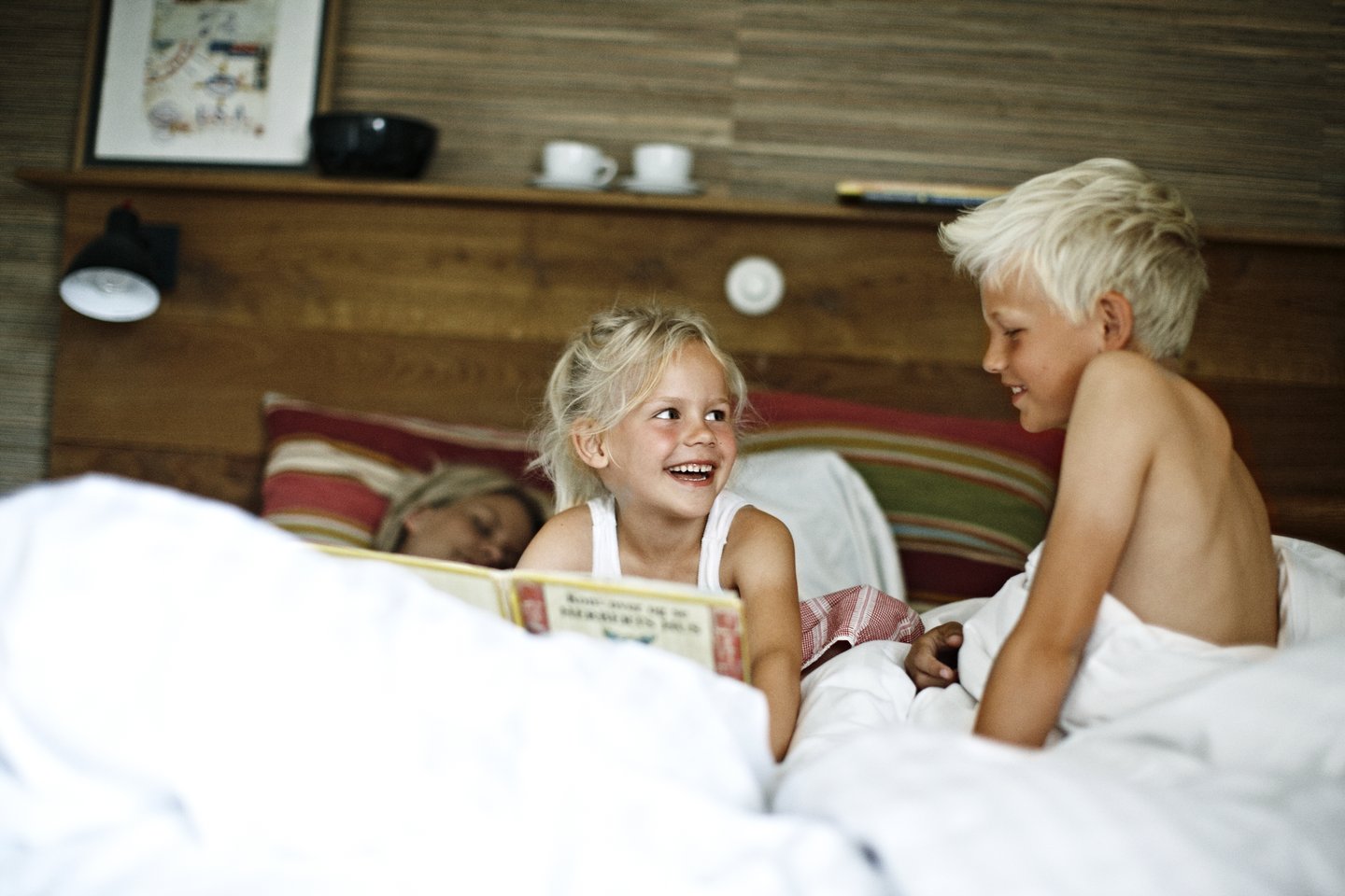 Kinder im Ferienhaus, Dänemark