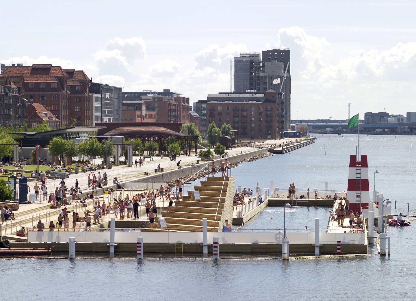 Islands Brygge Harbour bath, Copenhagen