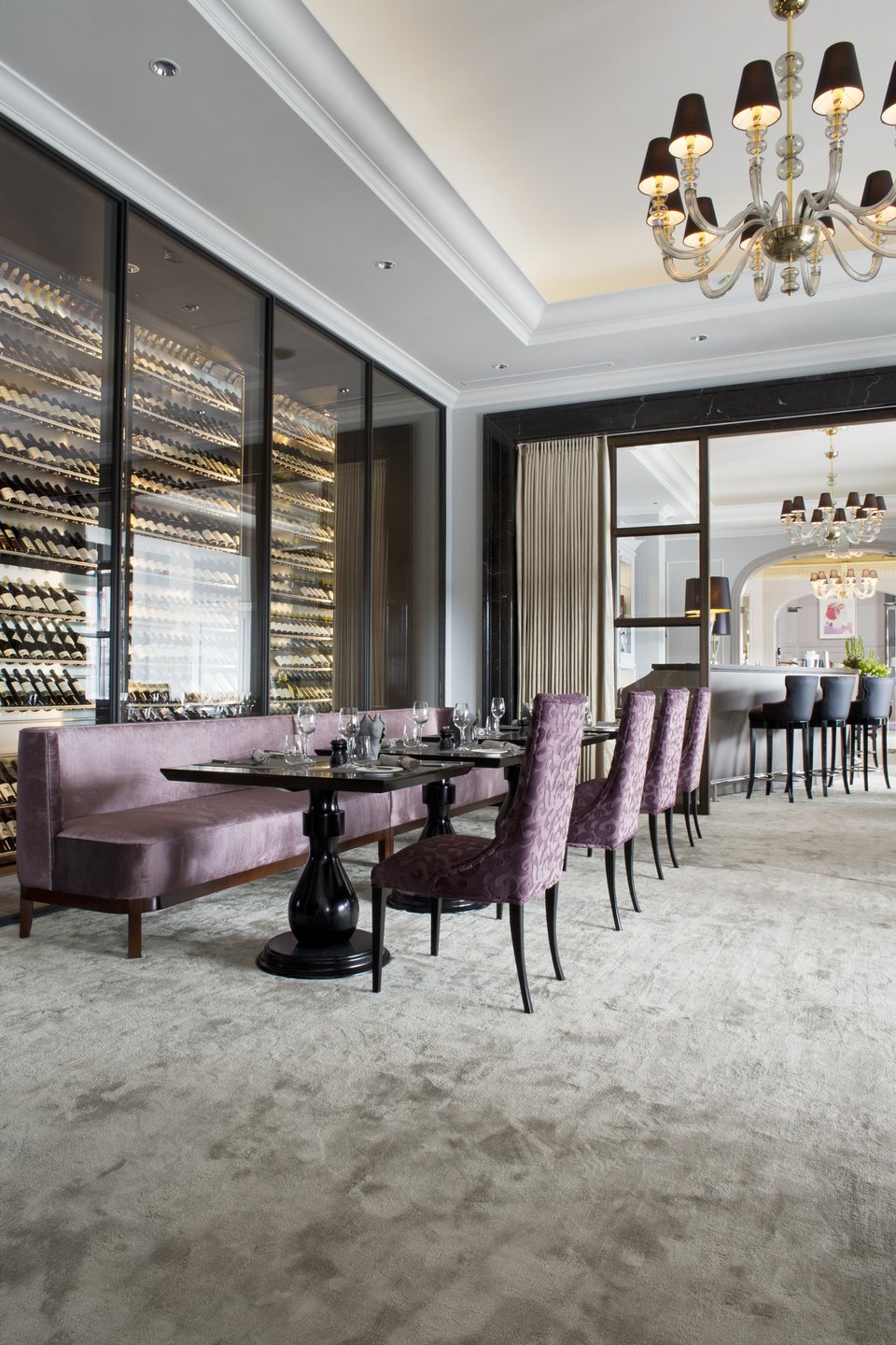 Michelin restaurant Marchal is located in the historic and luxurious Hotel d'Angleterre