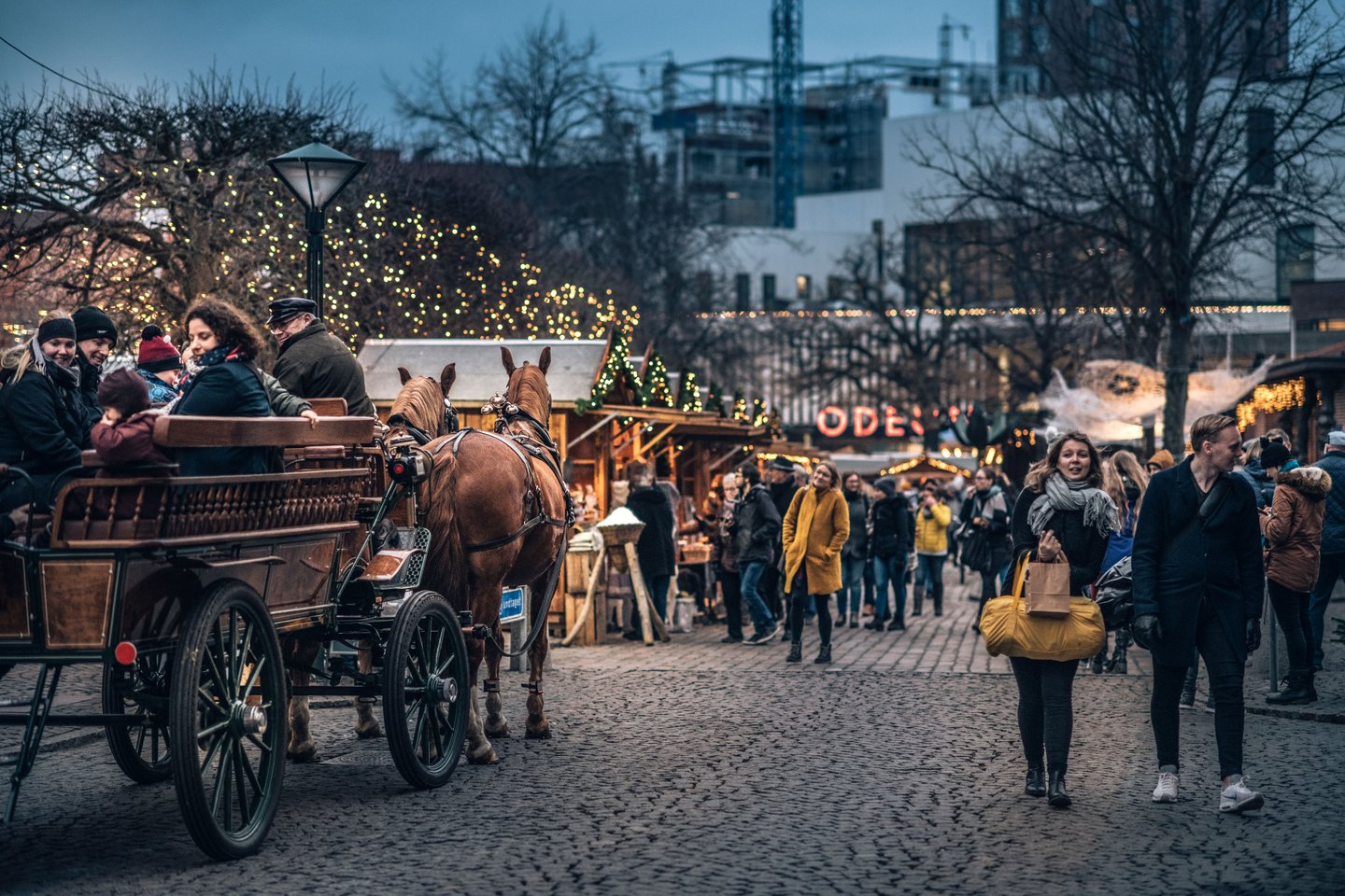 Christmas market in Odense