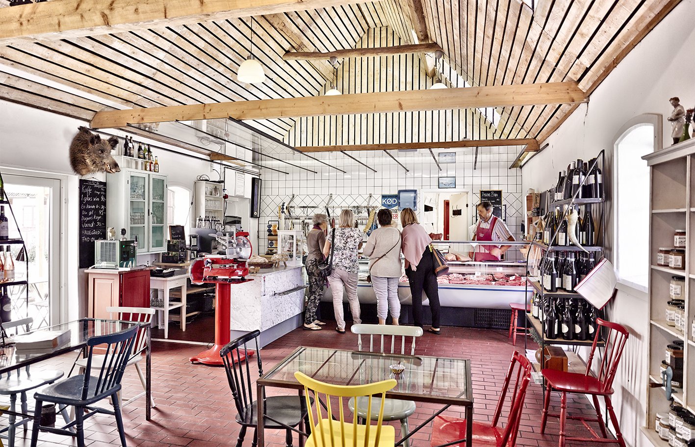 Hallegaard farm shop Bornholm