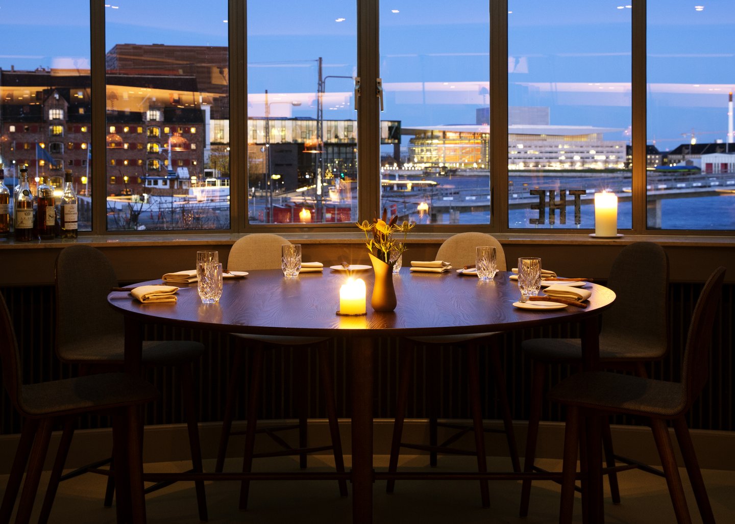 STUDIO is a Michelin restaurant with an exquisite view of the Copenhagen harbour
