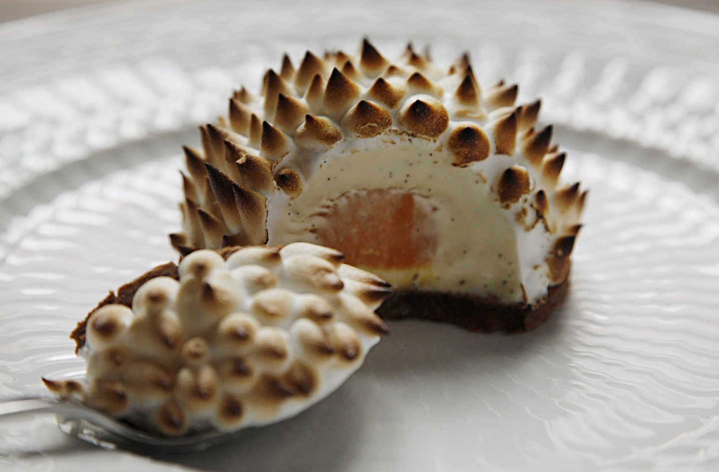 Mouth-watering dessert at the Michelin restaurant Formel B