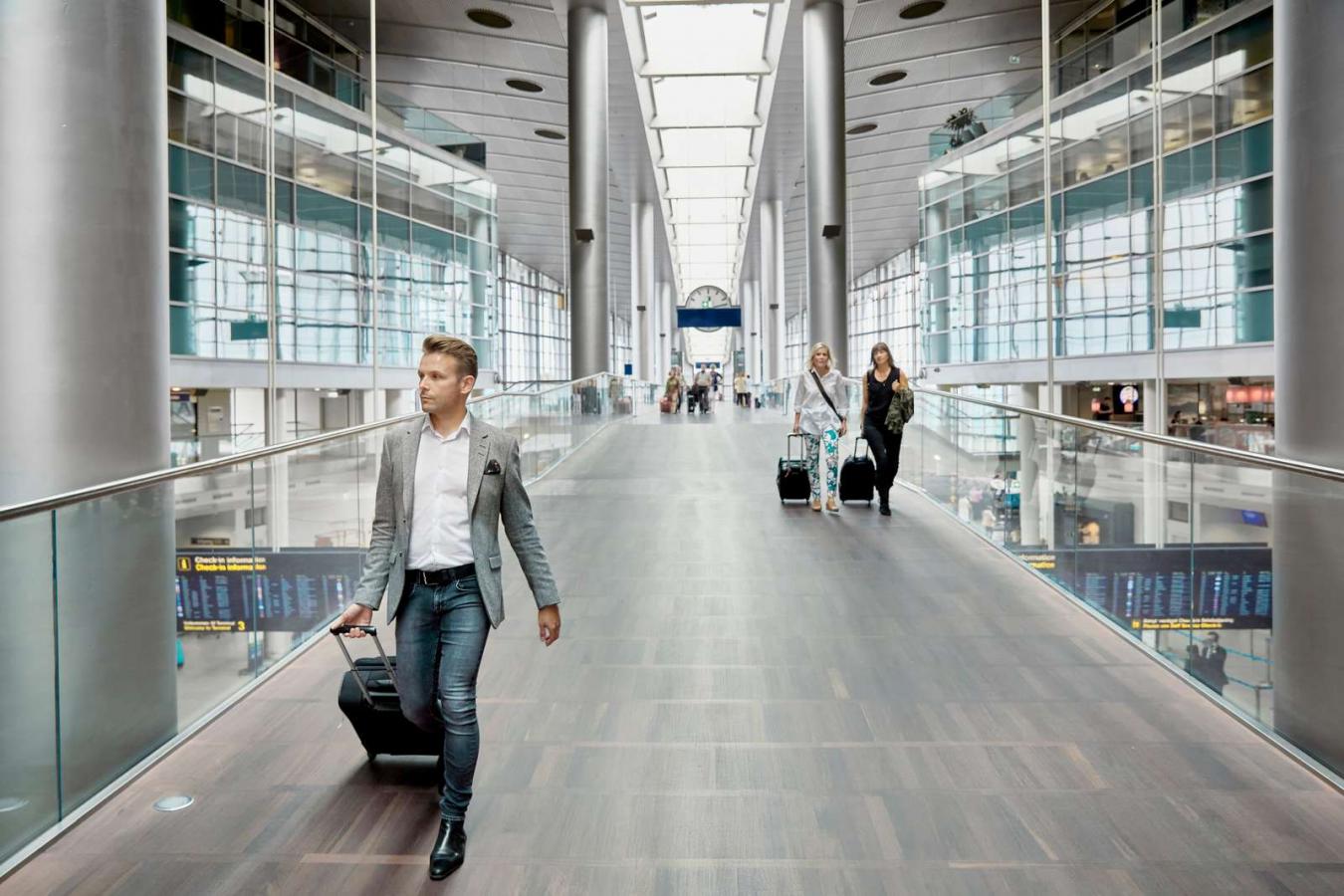 It's easy to get to and from Copenhagen Airport with public transport