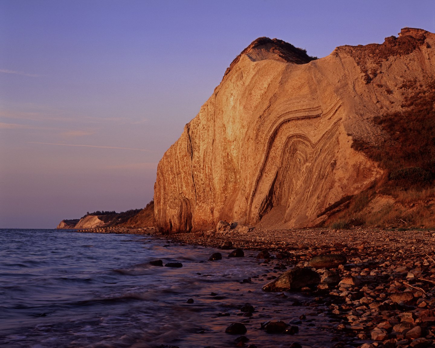 Knude Cliff, Fur, Limfjorden