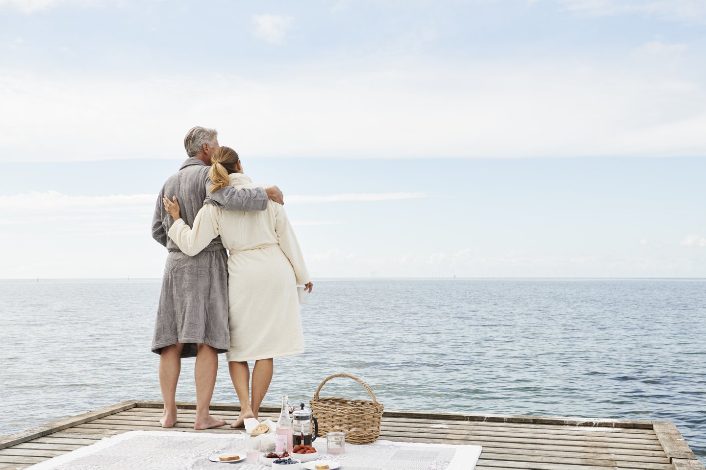 Paar auf Steg, Dänemark