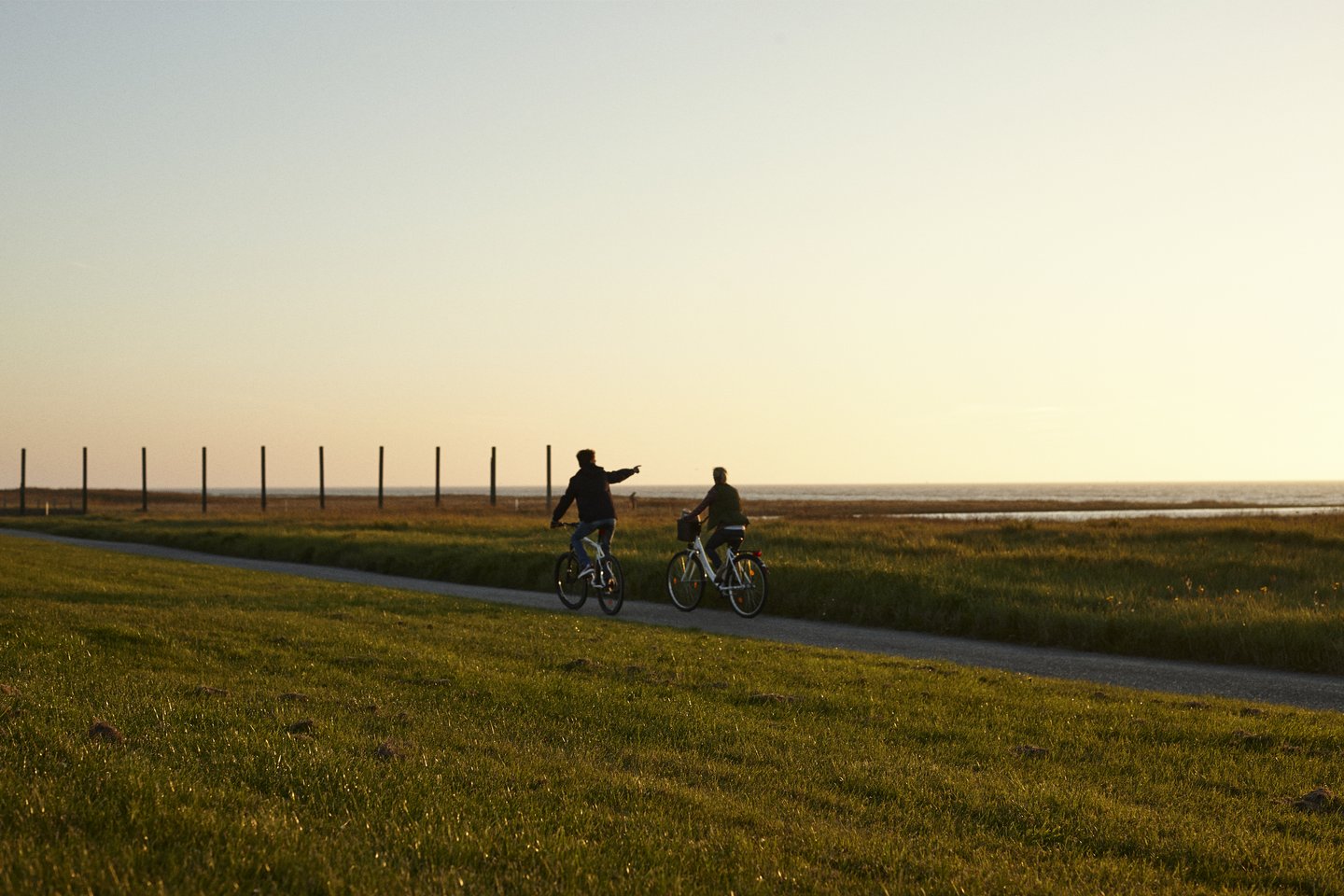 Se Sydjylland från cykelsadeln. 