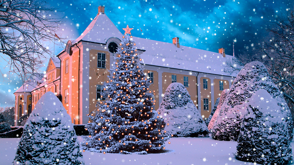 Sagolik julstämning på Gavnø Slot