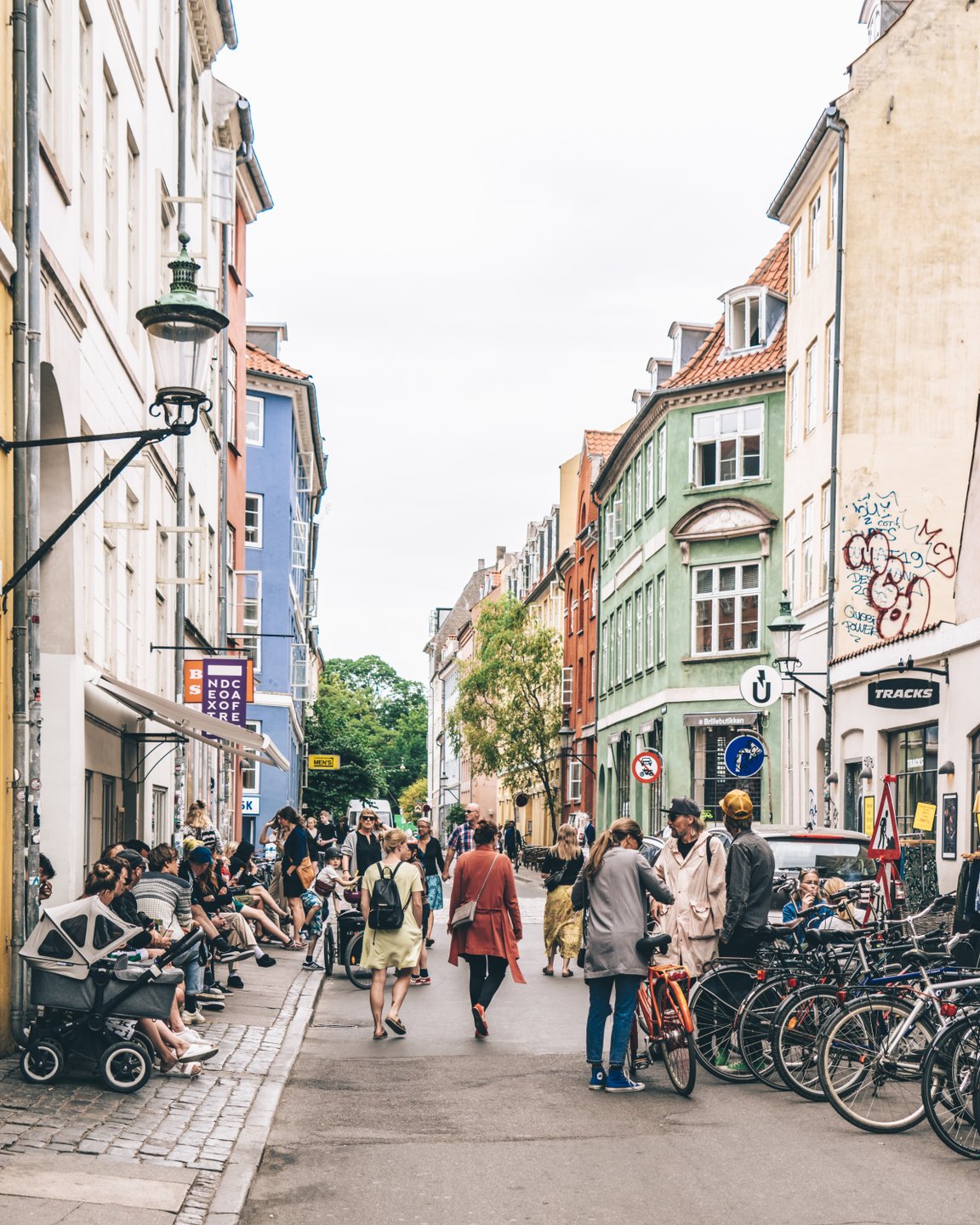 Shopping in the Latin Quarter in Copenhagen