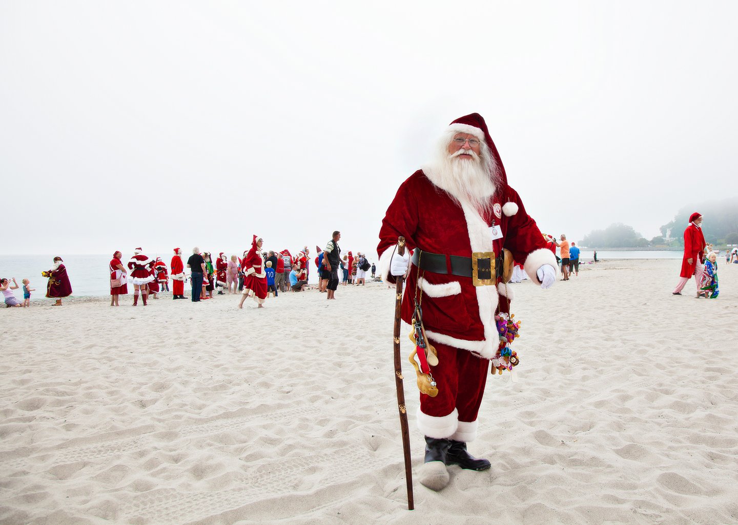 Attend the Santa Claus Convention at Bakken, the world's oldest amusement park