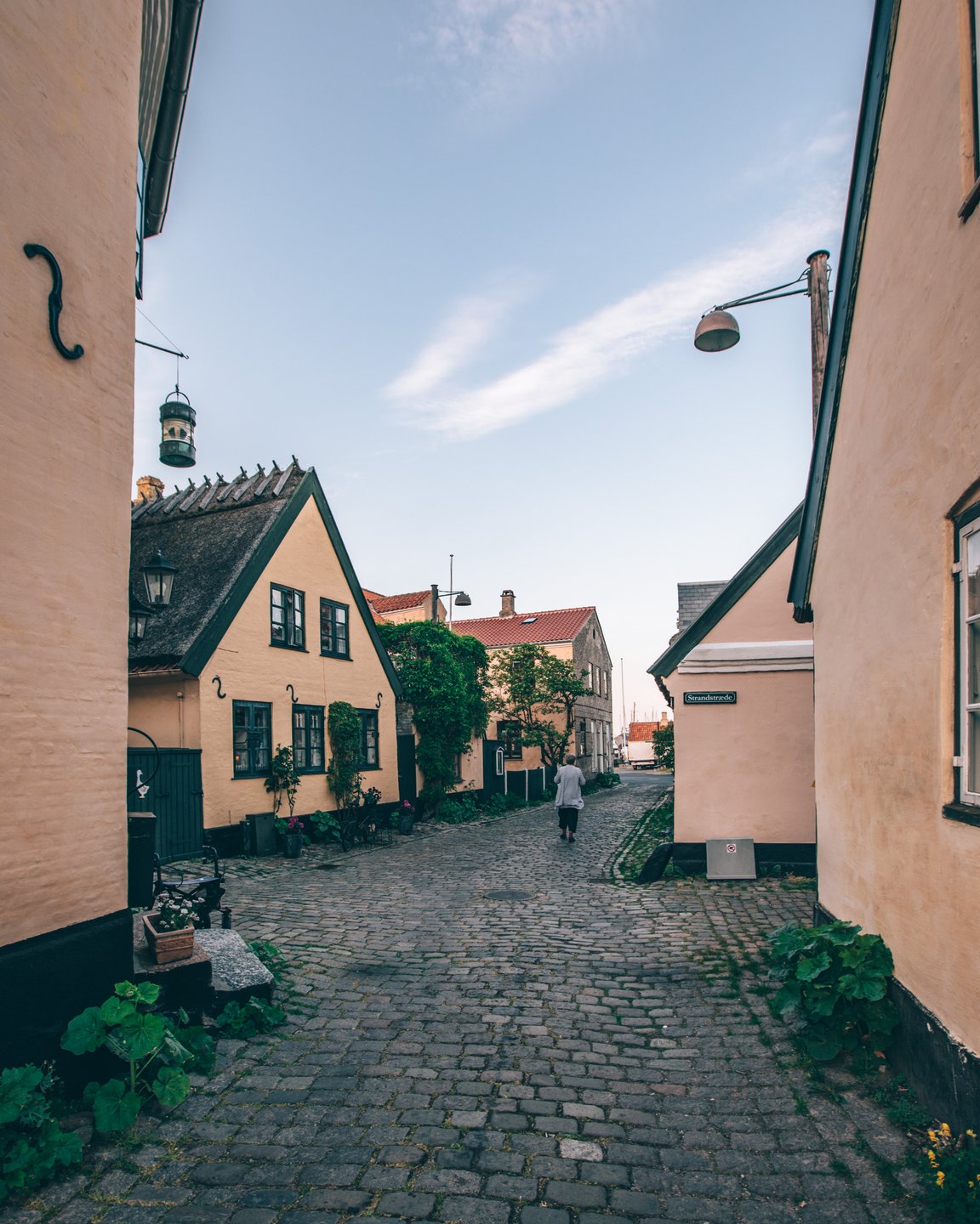 The iconic yellow houses in Dragør
