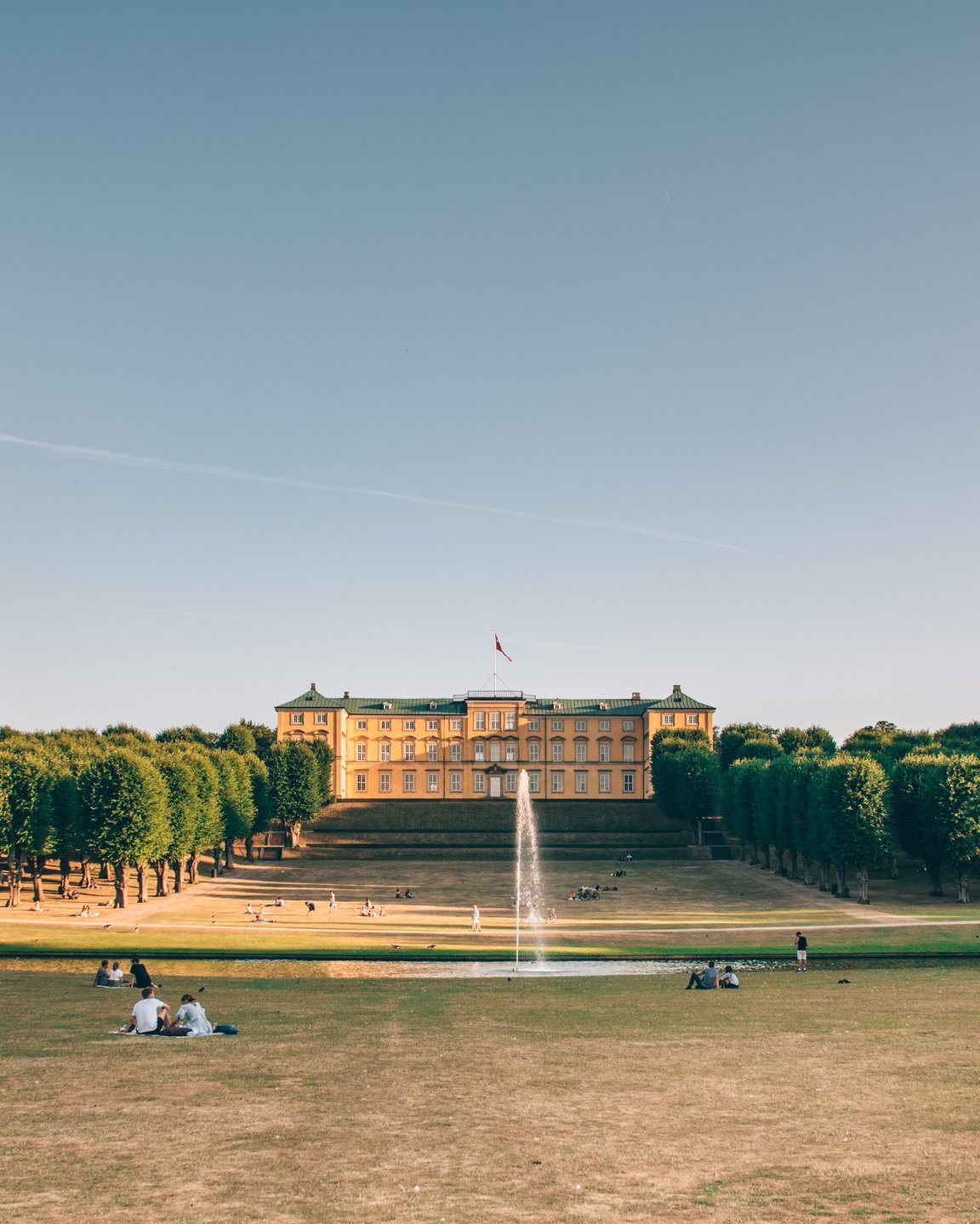 Frederiksberg Gardens is close to Copenhagen Zoo and a popular spot to meet up with friends