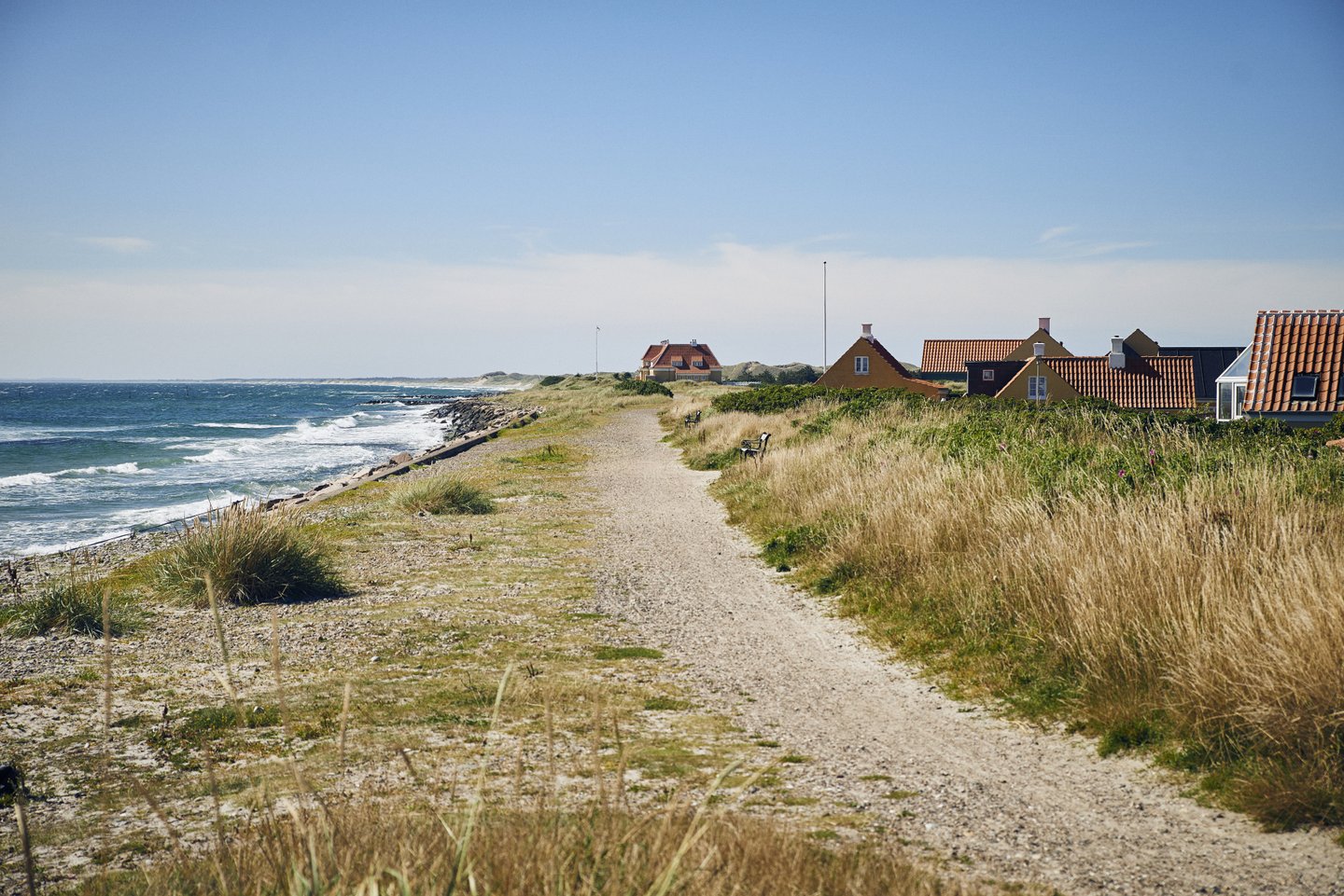Skagen is located at the very North of Denmark