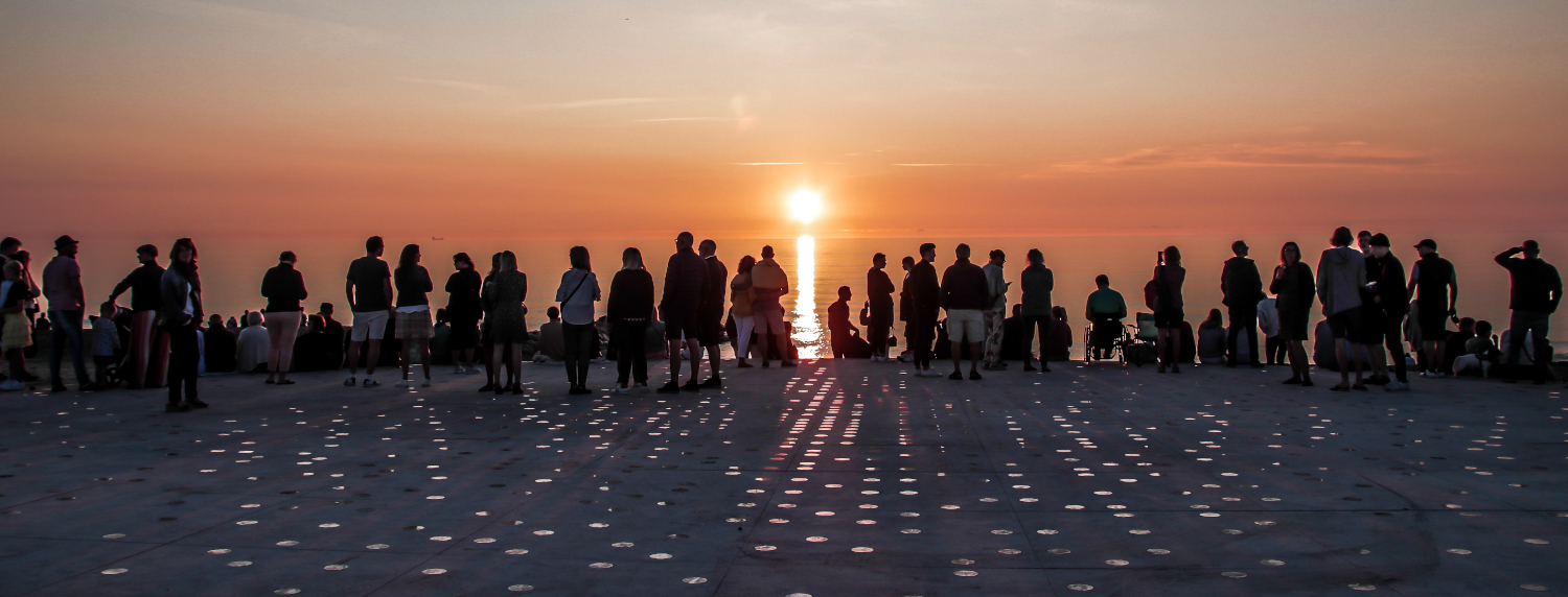 Sonnenuntergangsplatz bei Skagen