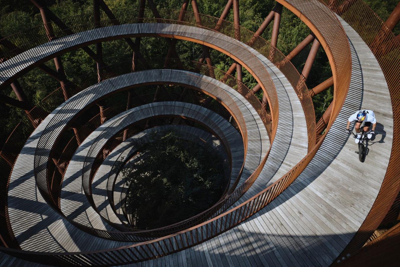 Red Bull BMX Kiss Kyle at the Forest Tower