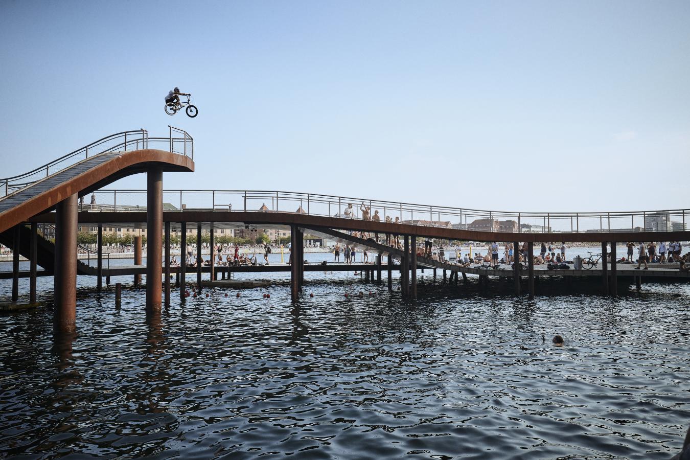Red Bull BMX Kiss Kyle at the wave in Copenhagen