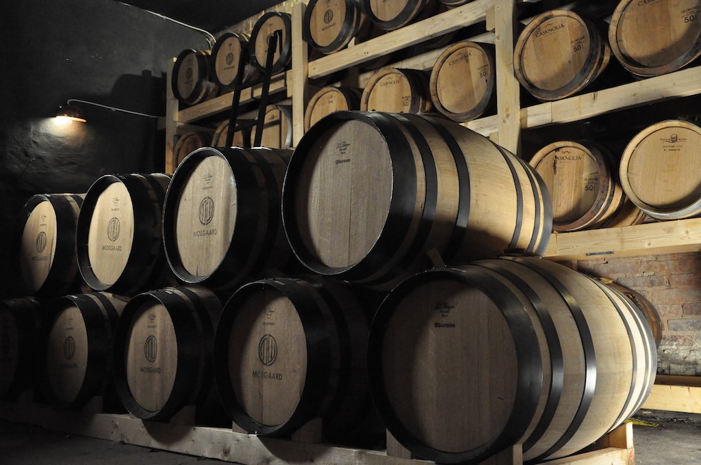 Whiskyfässer von Mosgaard Whisky