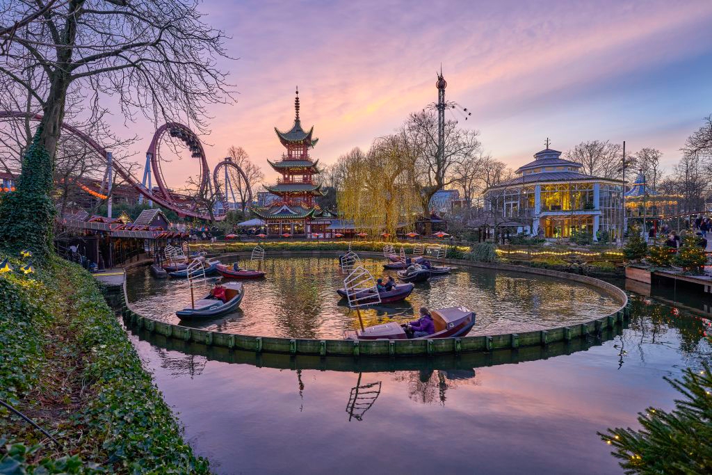 Nöjesparken Tivoli i Köpenhamn