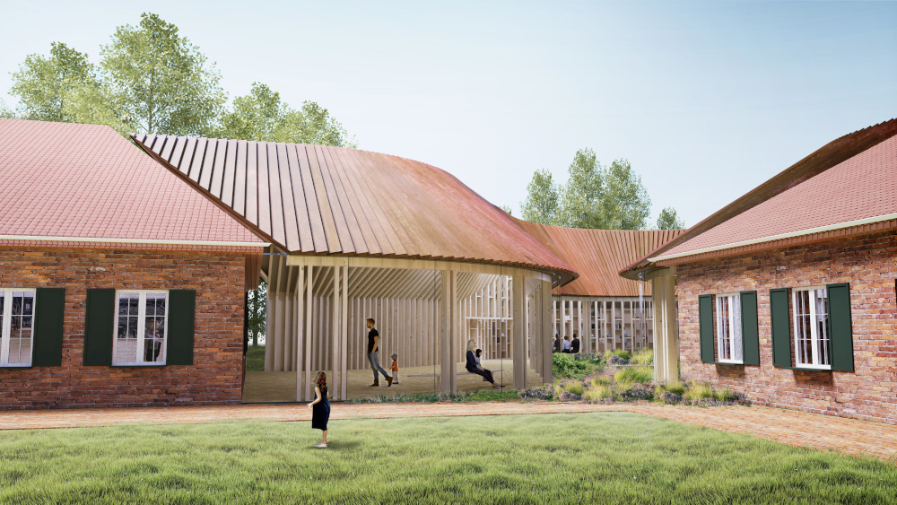 Entwurf für das Museum FLUGT von der Bjarke Ingels Group