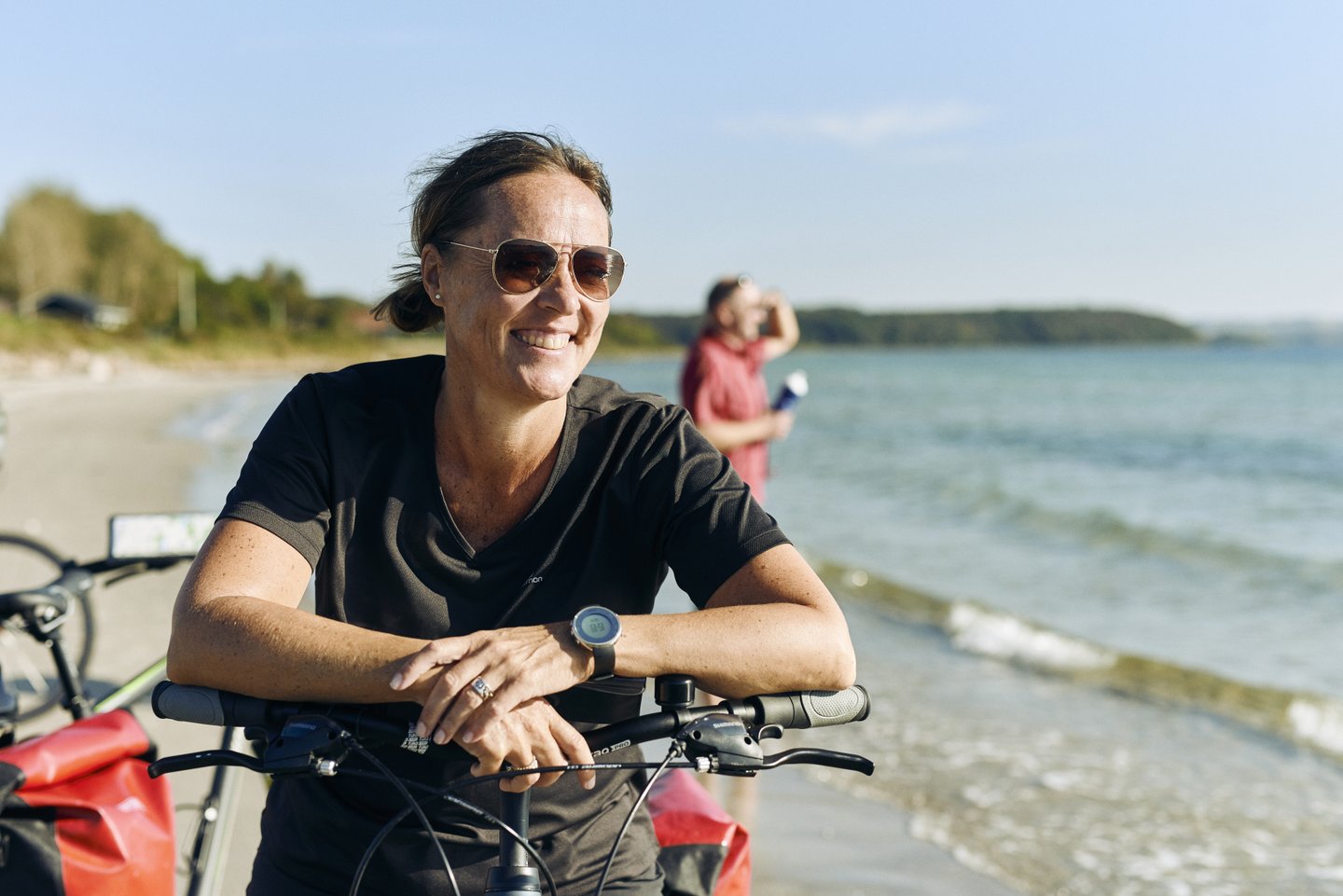 Fahrradfahren direkt an der Dänischen Ostsee in Djursland