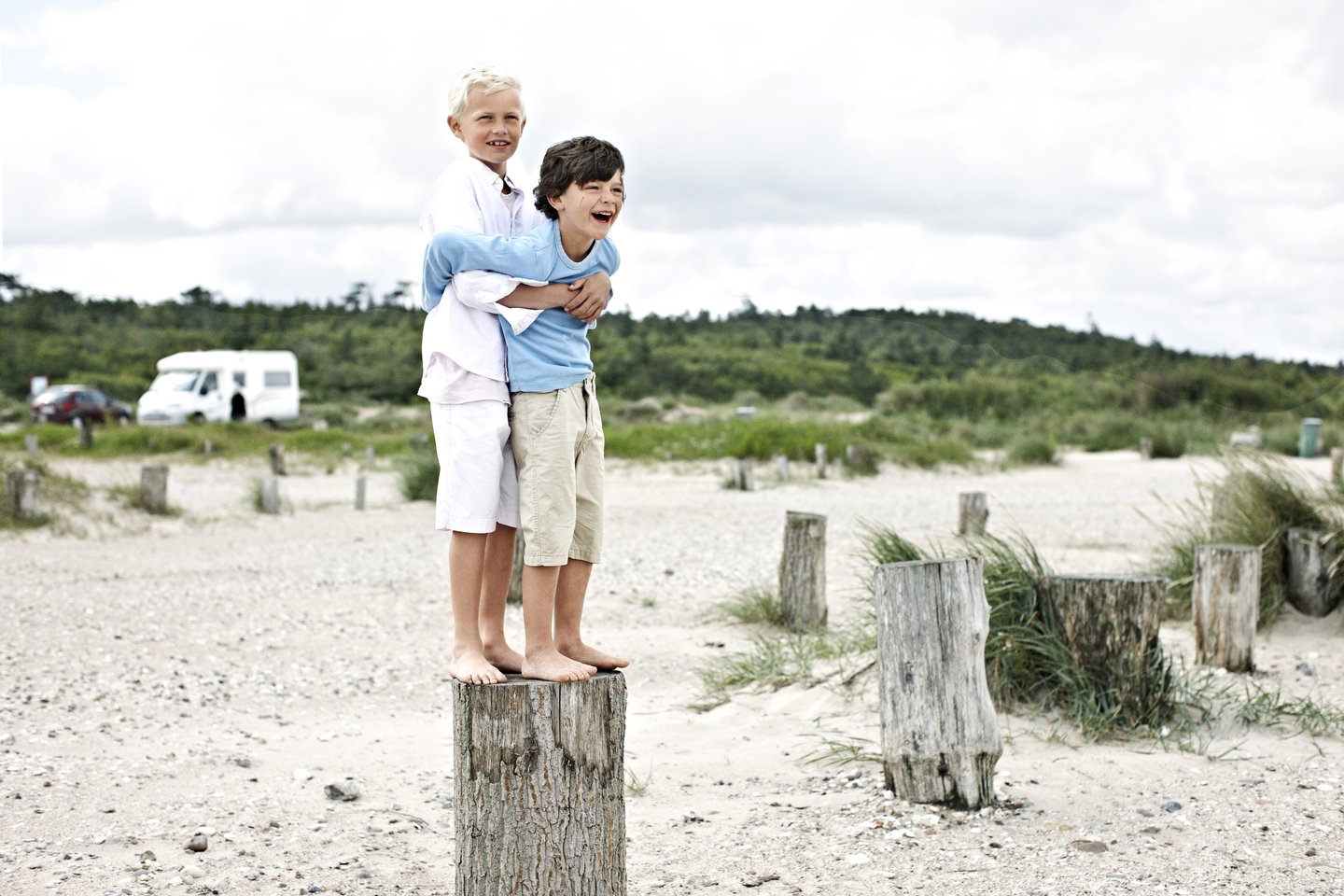 Familienspaß auf dem Campingplatz in Dänemark - Strandnähe und Meerblick inklusive