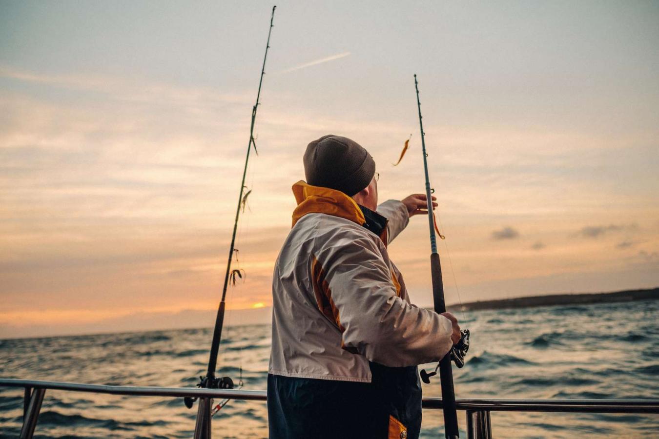 Angeln in Hanstholm an der Dänischen Nordseeküste