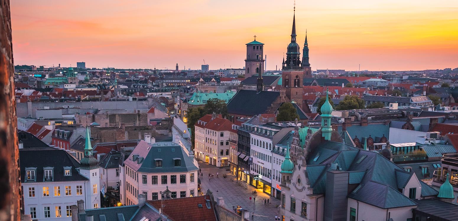 The city rooves of Copenhagen