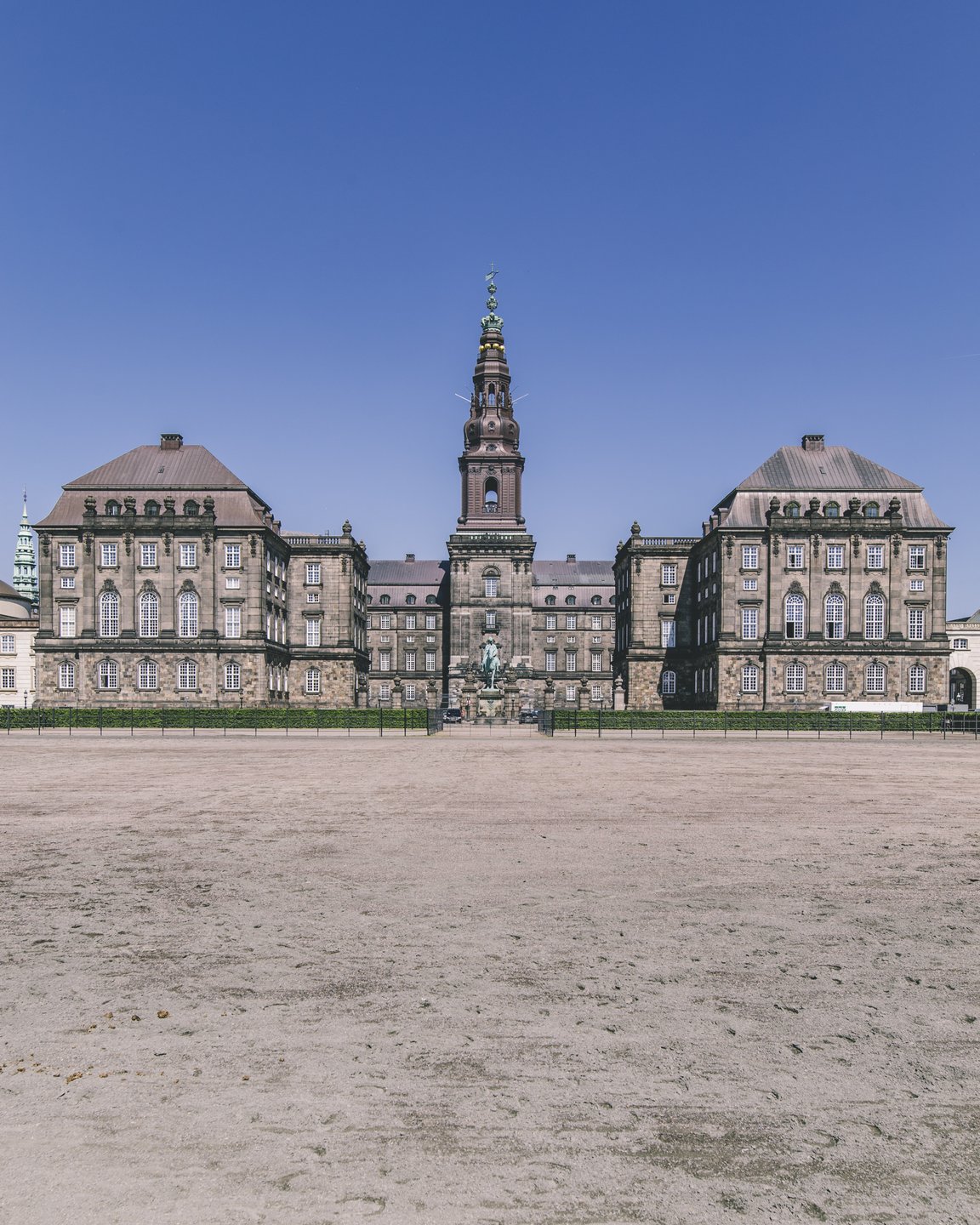 Christiansborg Castle is hoem to the Danish Parliament