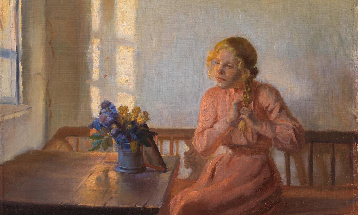 A crop of one of Anna Ancher's paintings