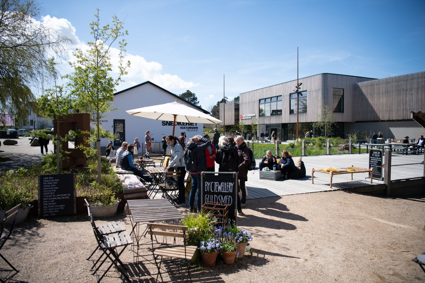 Town square in Gilleleje