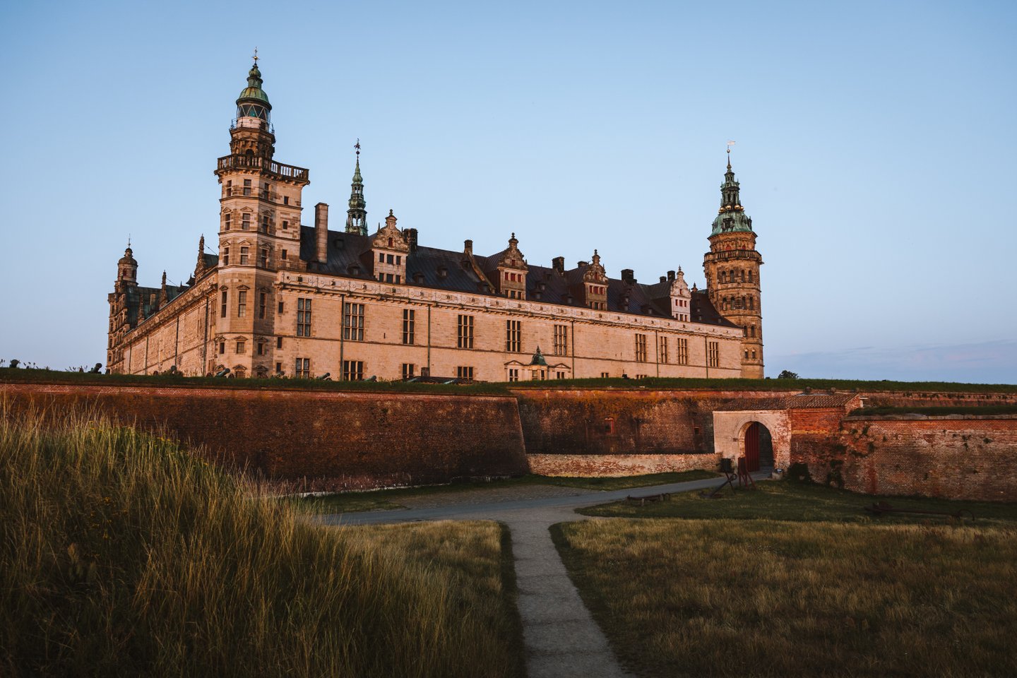Schloss Kronborg in Helsingør an der Dänischen Ostsee