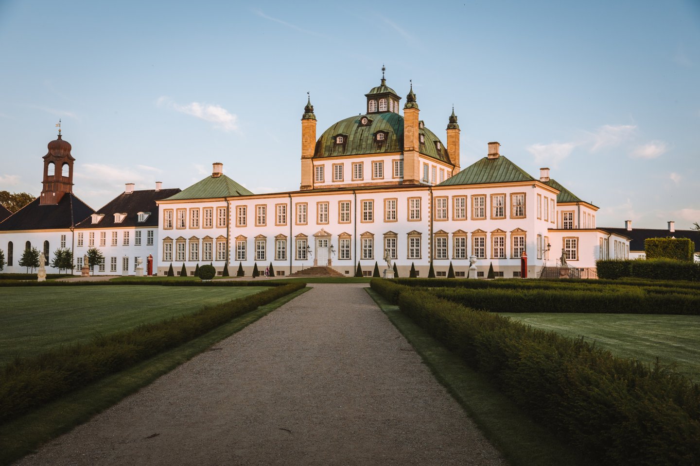 Schloss Fredensborg in Nordseeland nahe der Dänischen Riviera