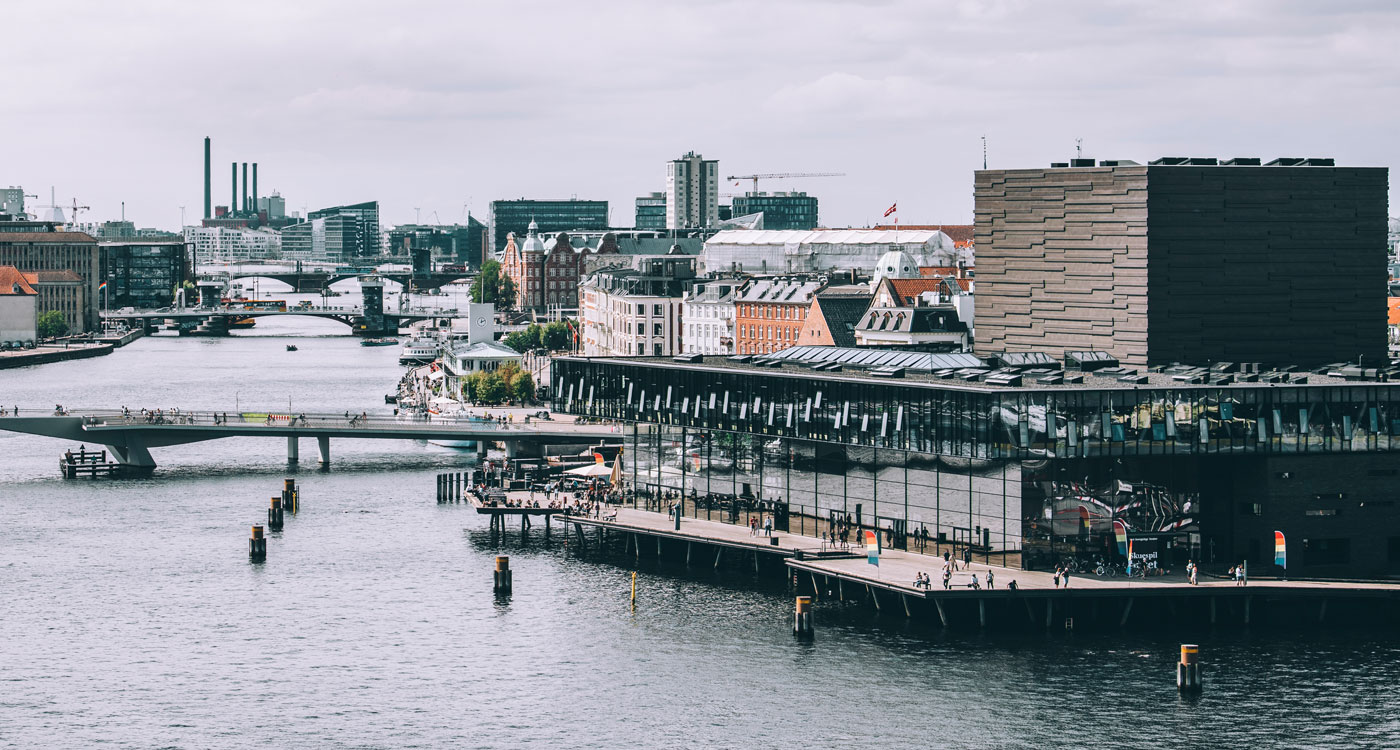 The Royal Danish Playhouse viewed from the water