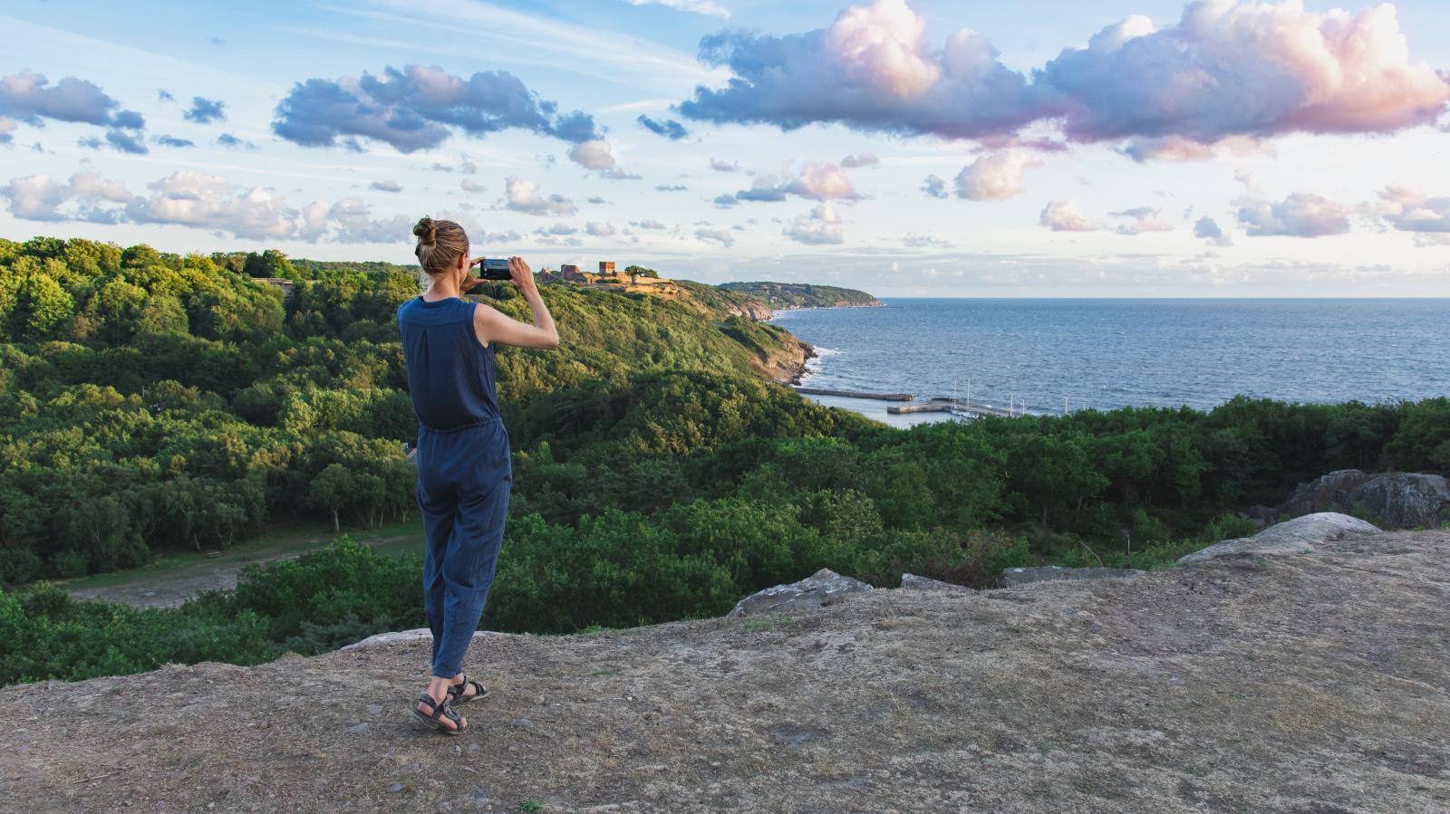 Hammershus og nordkysten på Bornholm 