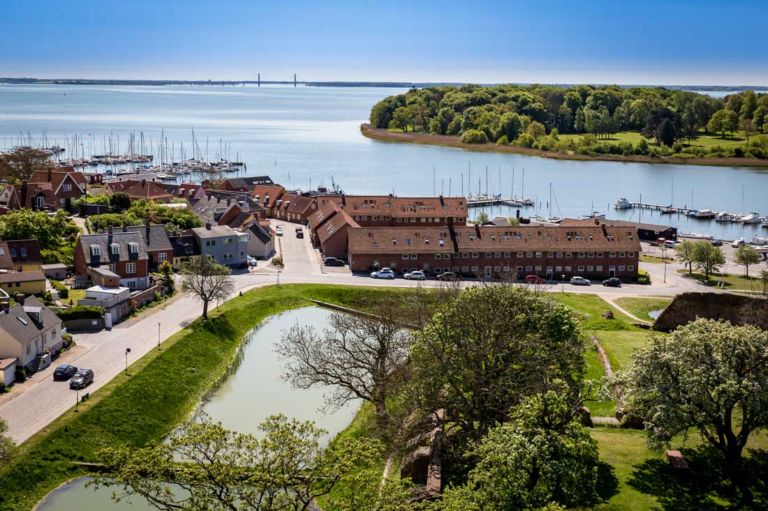 Vordingborg - udsigt fra Gåsetårnet
