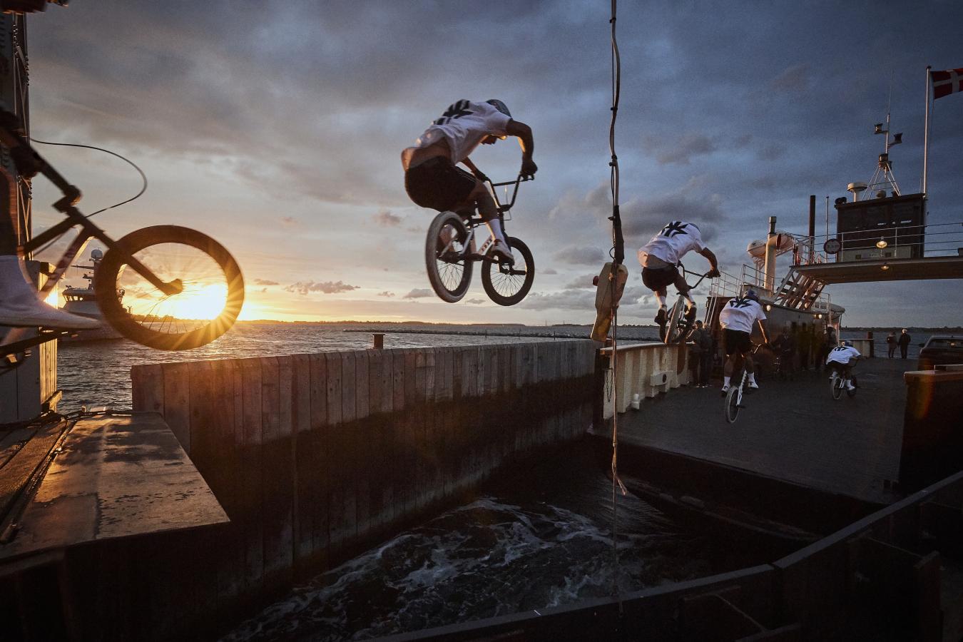 Kriss Kyle on the ferry Ida