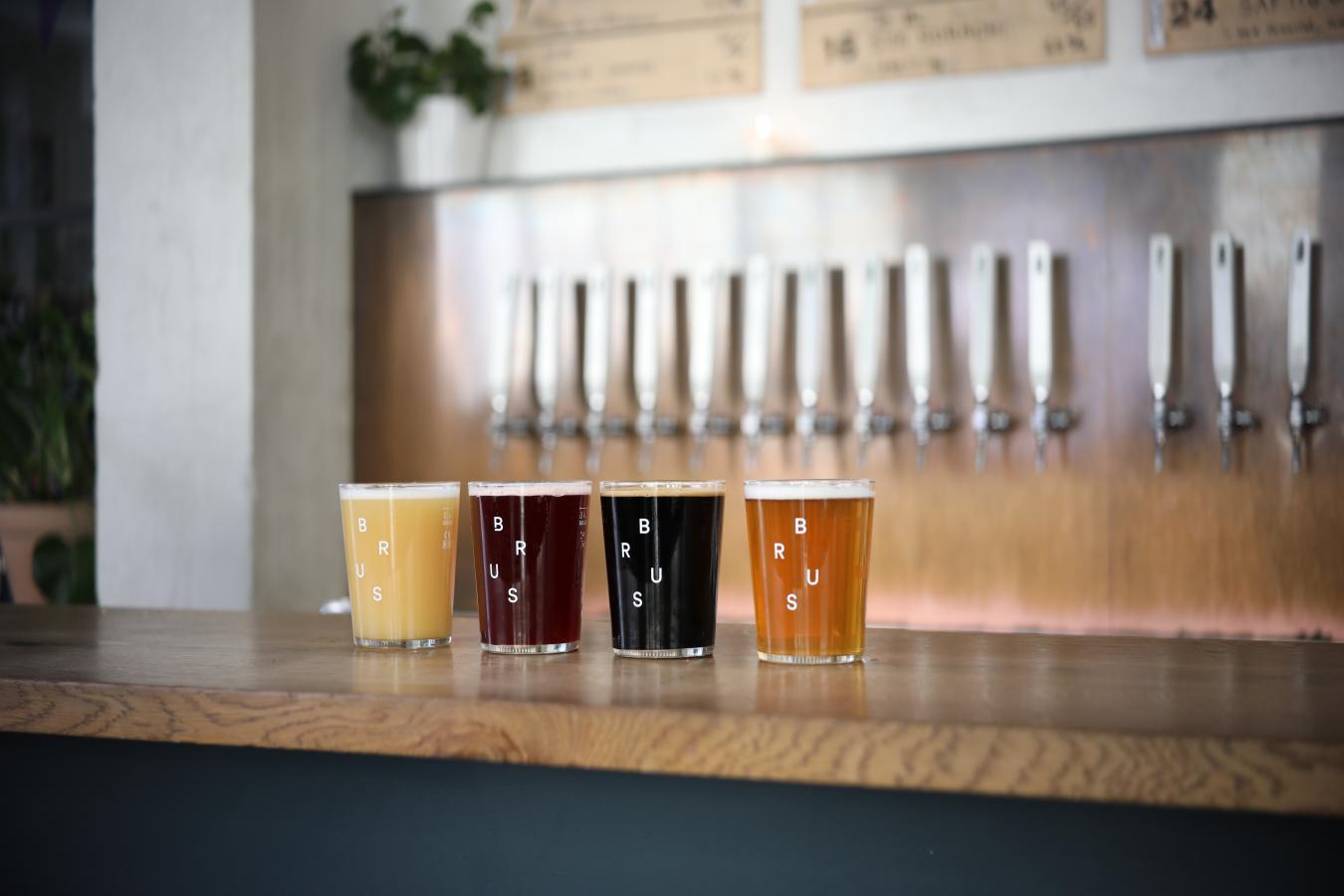 Bier in der Kopenhagener Bar BRUS