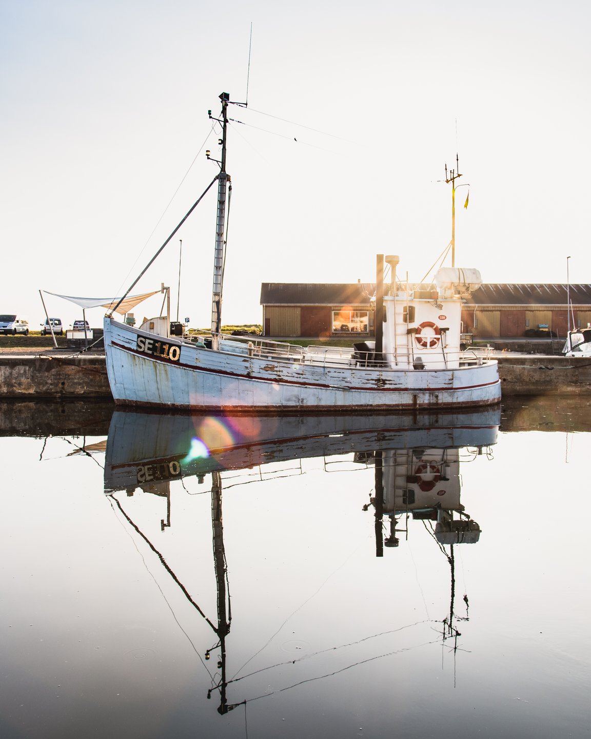 Fiskerbåd i Hasle Havn på Bornholm