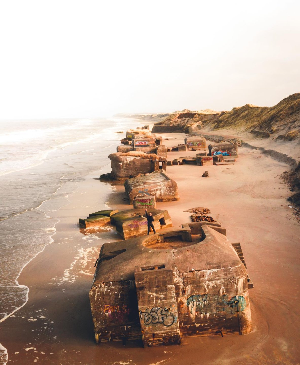 Military bunkers from WWII