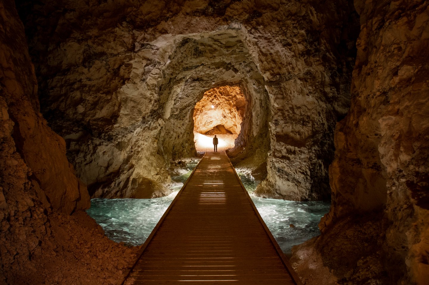 Mønsted limestone mine is located near Viborg.