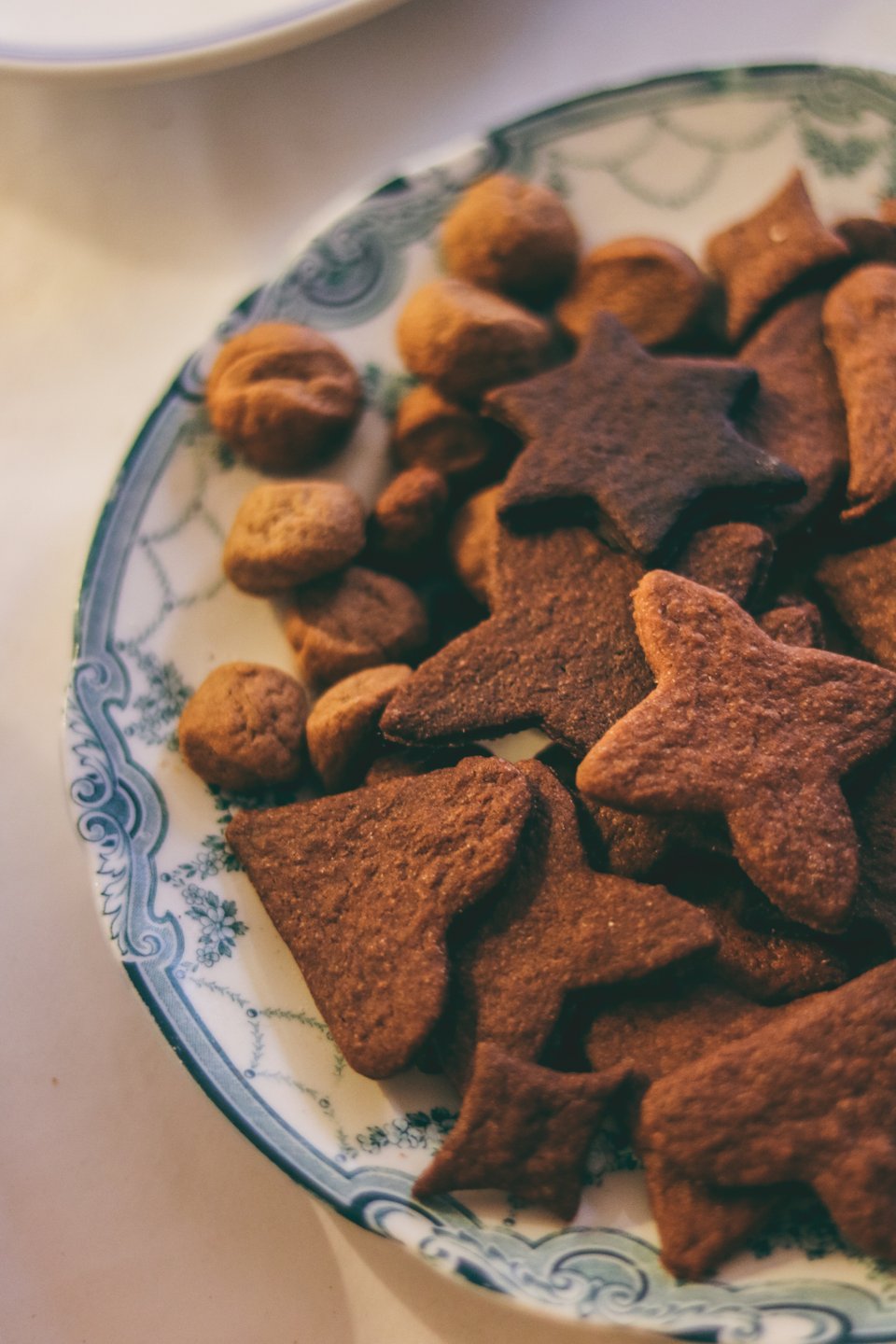 Traditional Christmas cookies at the Open Air Museum in North Sealand.