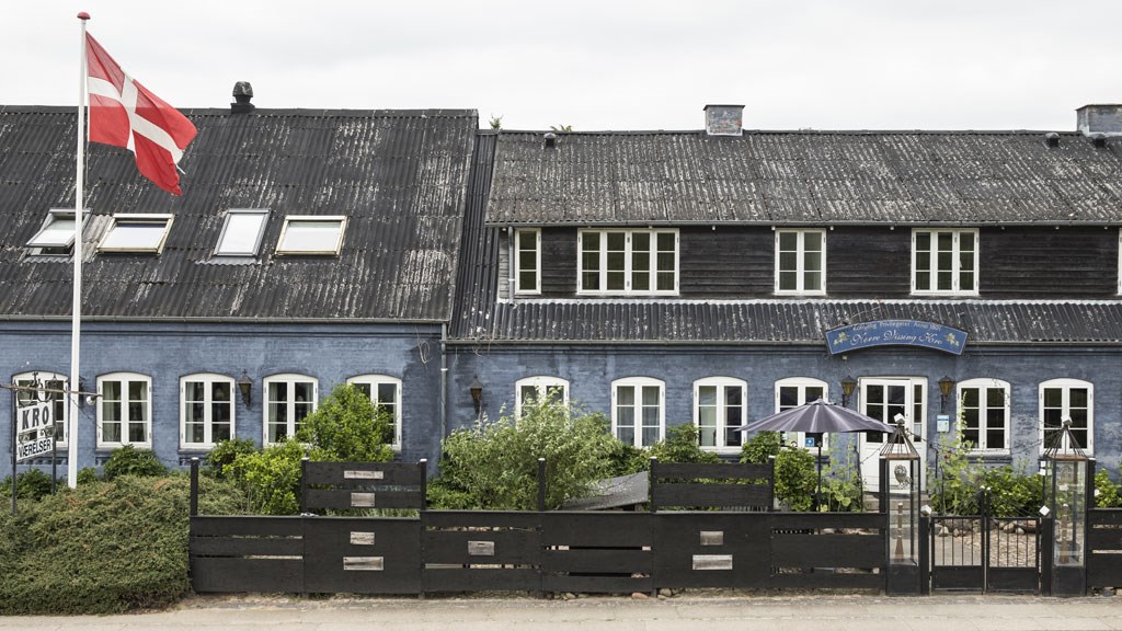 Bo i natursköna omgivningar på Nørre Vissing Kro