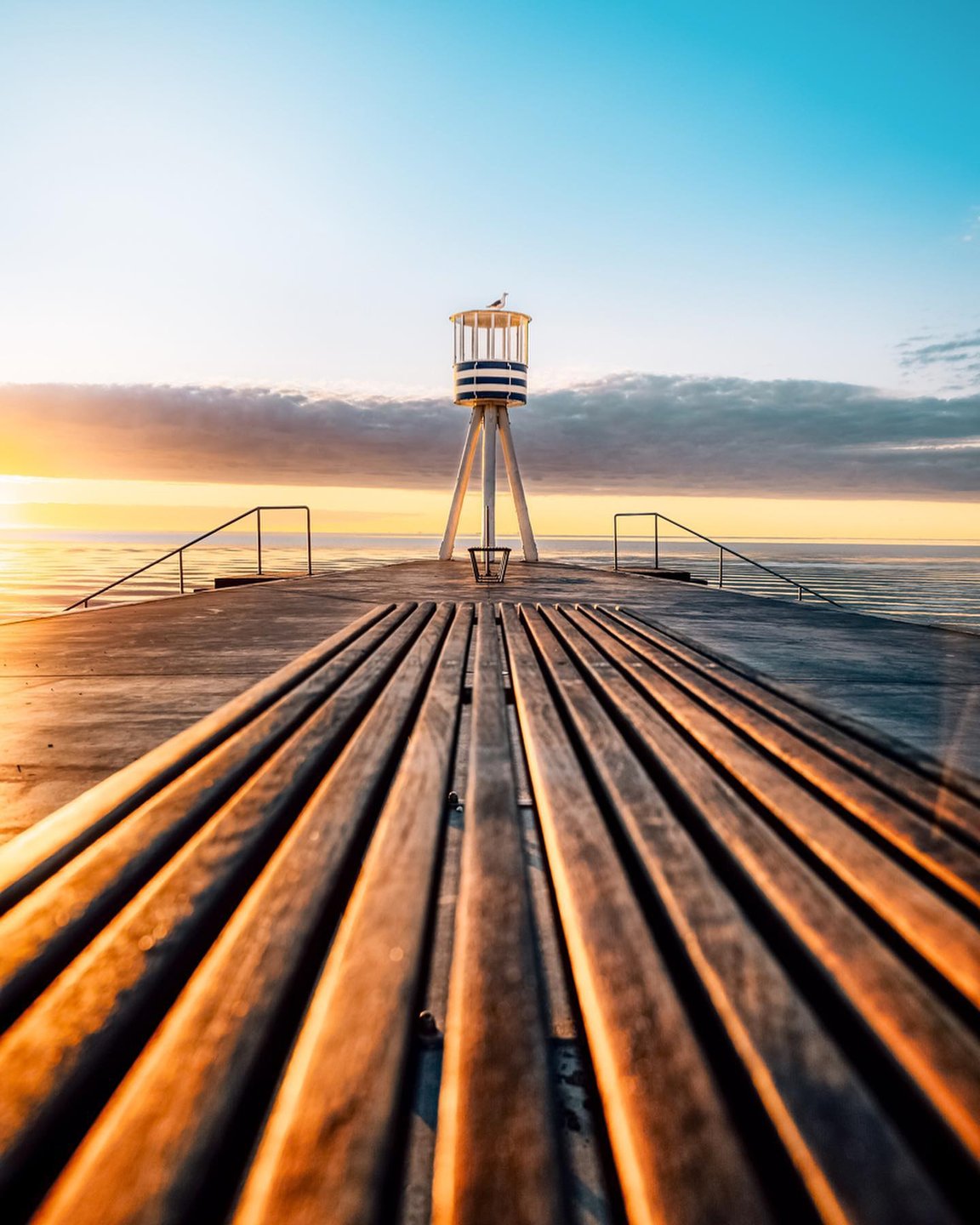 Bellevue beach lighthouse