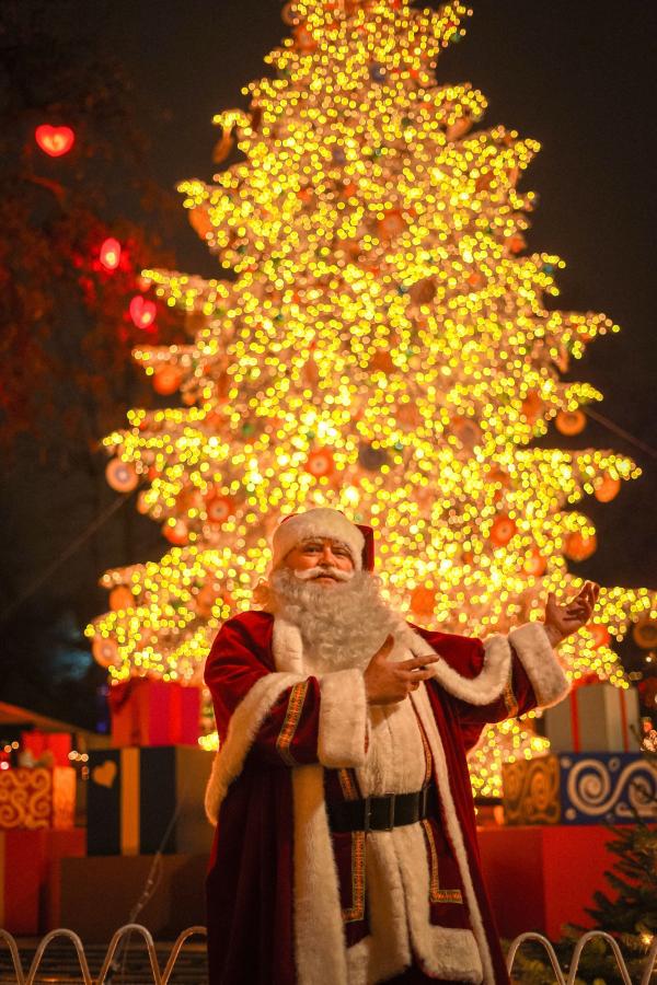Santa Claus in Tivoli Gardens.