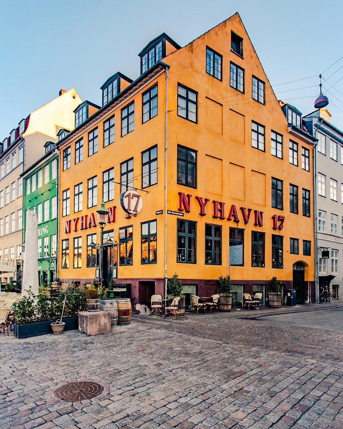 An iconic corner in Nyhavn, Copenhagen, Denmark