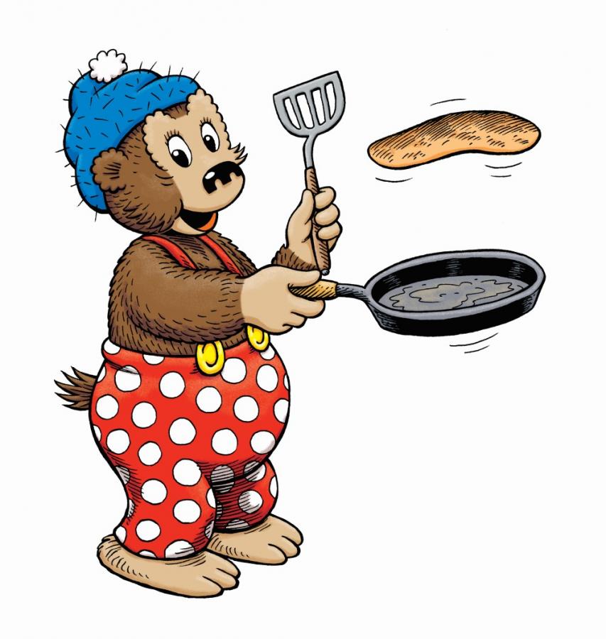 Rasmus Klump, pancakes, Tivoli