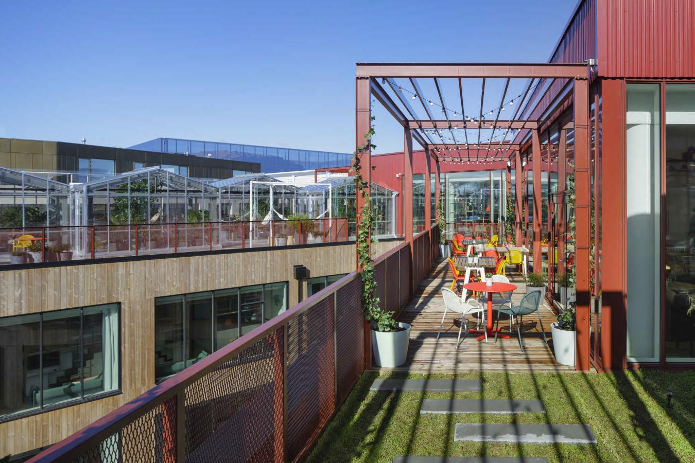 Zoku Copenhagen rooftop terrace, Denmark