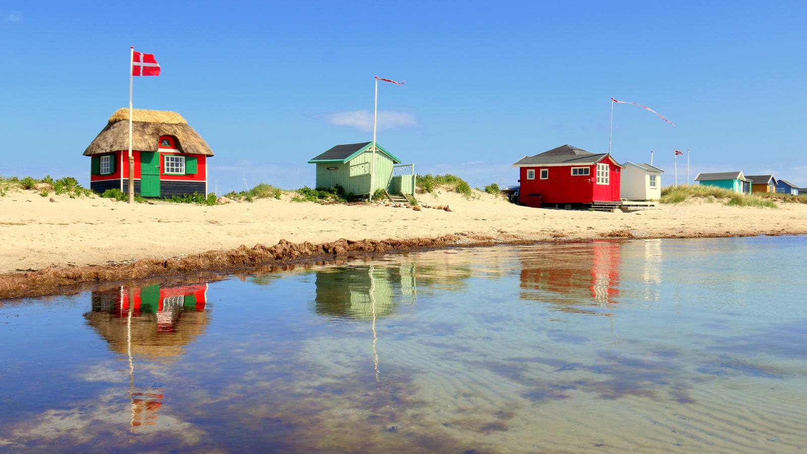 Beach huts Ærø